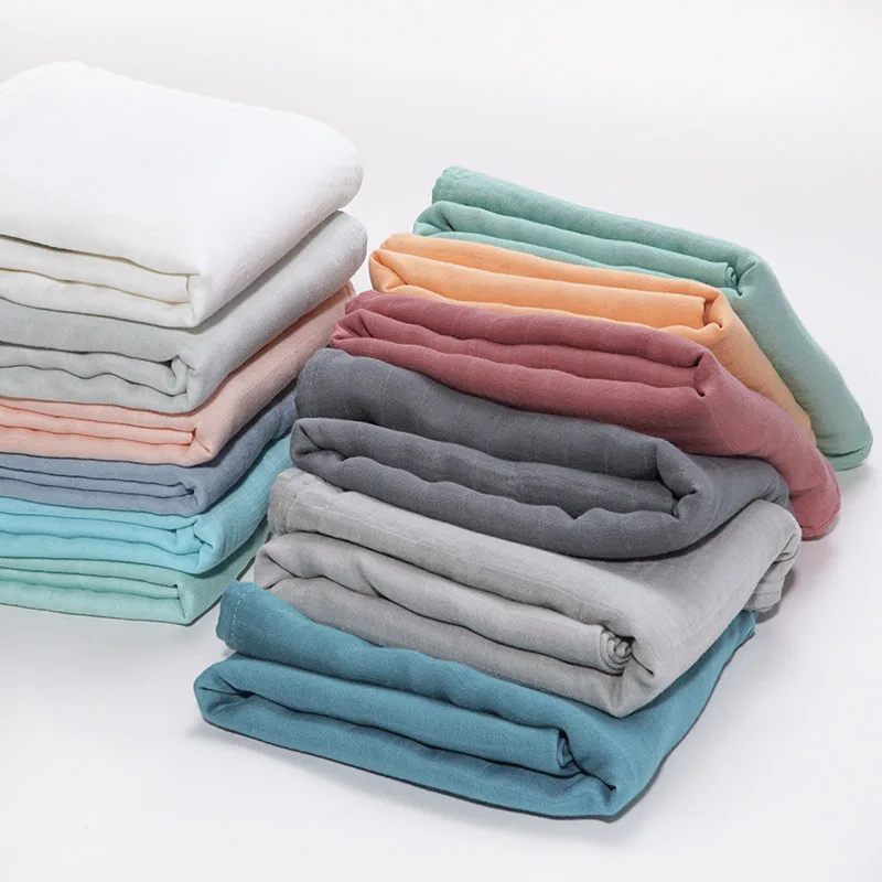 120*120cm 70% Bamboo 30% Cotton Baby Blanket Swaddle Wrap Sleepsack Stroller Cover Bath Towel Blanket Clothes For Newborn