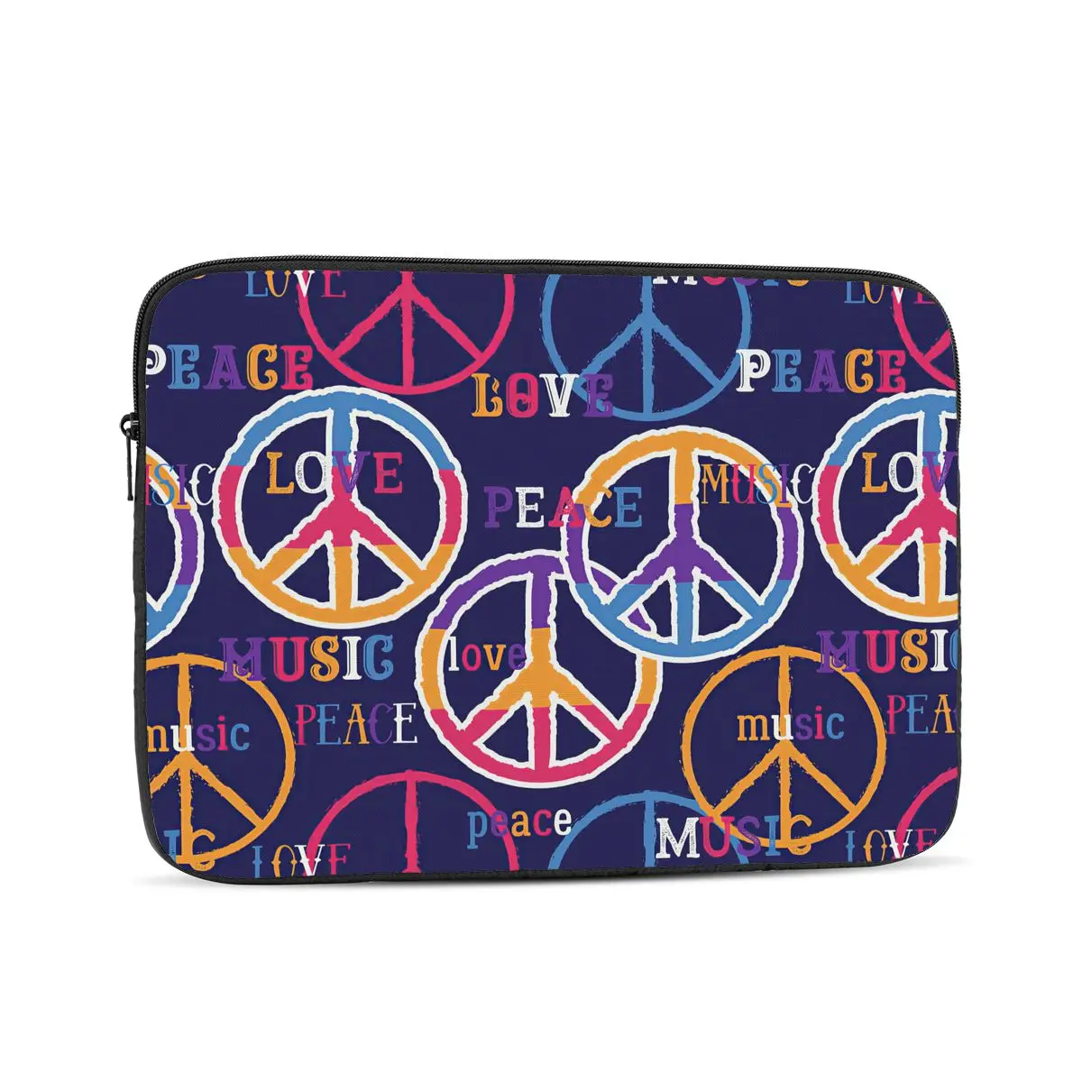 Hippie Peace Symbol Pattern Computer ipad Laptop Cover Case Laptop Sleeve Bag Portable Cover Fundas Pouch