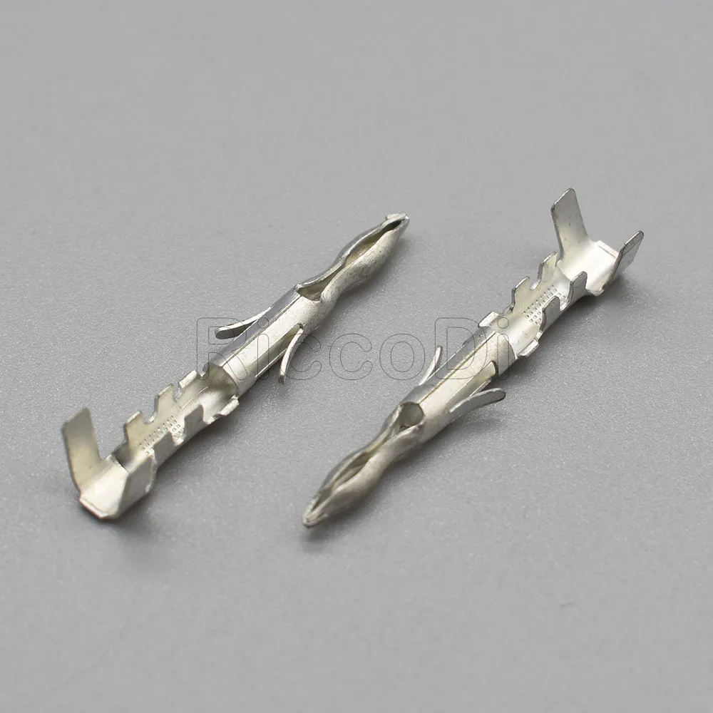 100 Pcs 2.5mm Auto Electrical Crimp Terminal Male Spade Splice DJ212-2.5B For Automotive Cable Connector Contact Pins 12089307