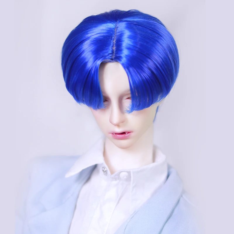 BJD wig super soft silk men's hair styling hair BJD doll 3 points false hair in stock