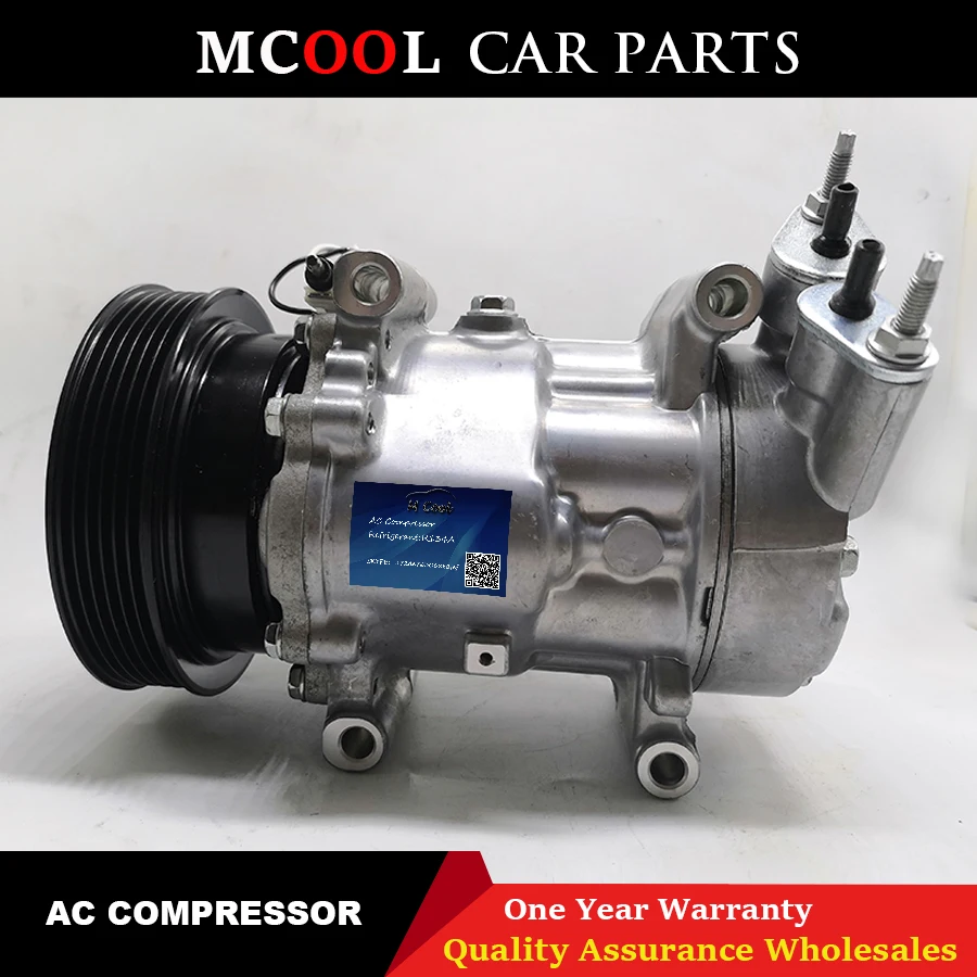 8200953359 SD6V12 Auto AC Compressor For Renault Kango 1.6 Nissan NV200 1.5 Juke 1.5