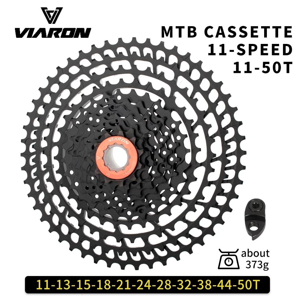 

VIARON MTB Cassette 10S 11S 12S Ultralight Aluminum Alloy Road Bicycle Freewheel Bracket Sprocket 46T 50T 52T Bike Parts HG Hub