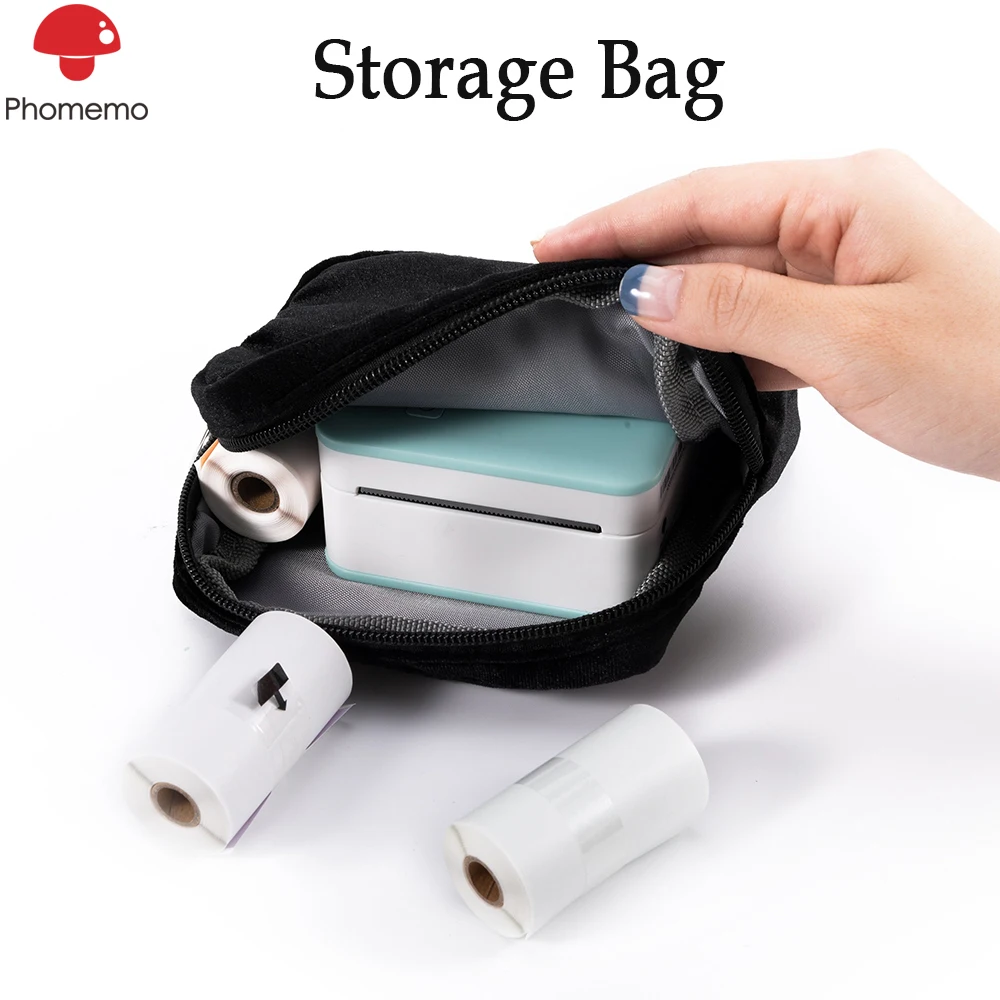 Phomemo Thermal Printer Storage Bag Suitable for M02/M02S/M110/M02 Pro Thermal Paper Roll Storage Bag