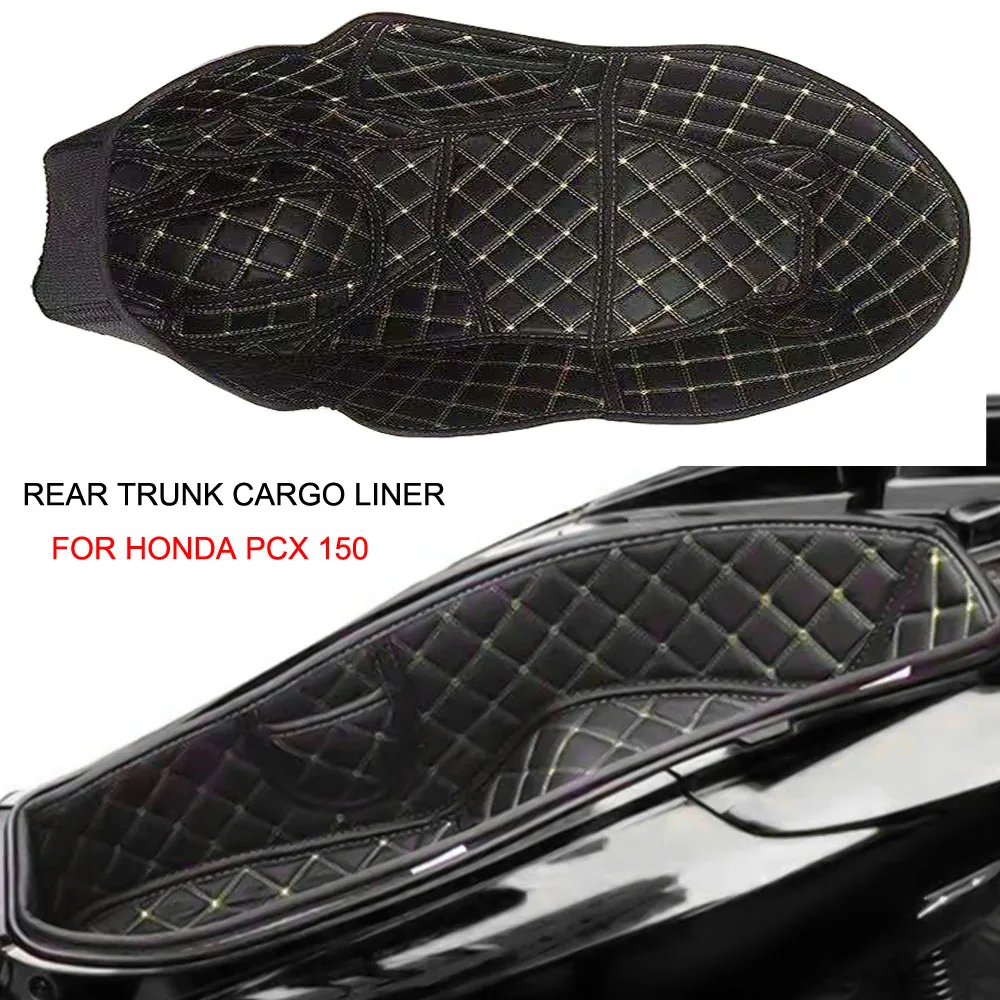 For Honda PCX125 PCX150 ADV150 pcx 125 150 adv 150 Rear Trunk Cargo Liner Protector Motorcycle Seat Bucket Pad Storage Box mat 