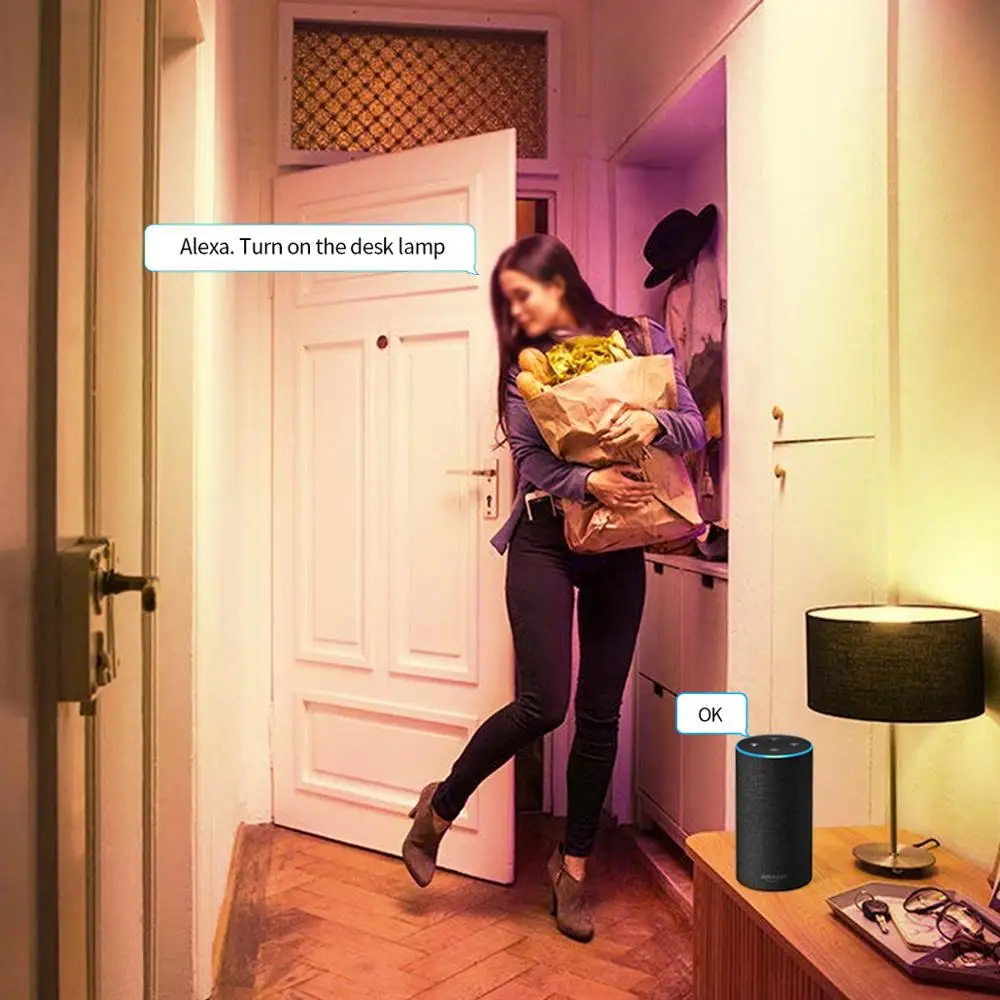 Tuya Smart Life LED Light Bulb 220V 15W WiFi E27 GU10 E14 LED Candle Lamp RGB APP Alexa Google Assisatnt Voice Control Spotlight