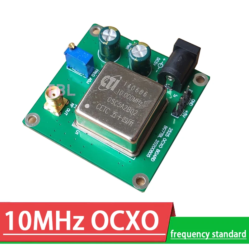 

10MHz OCXO frequency standard board Oven Controlled Crystal Oscillator 10M Sine wave output F/ Spectrum network analyzer