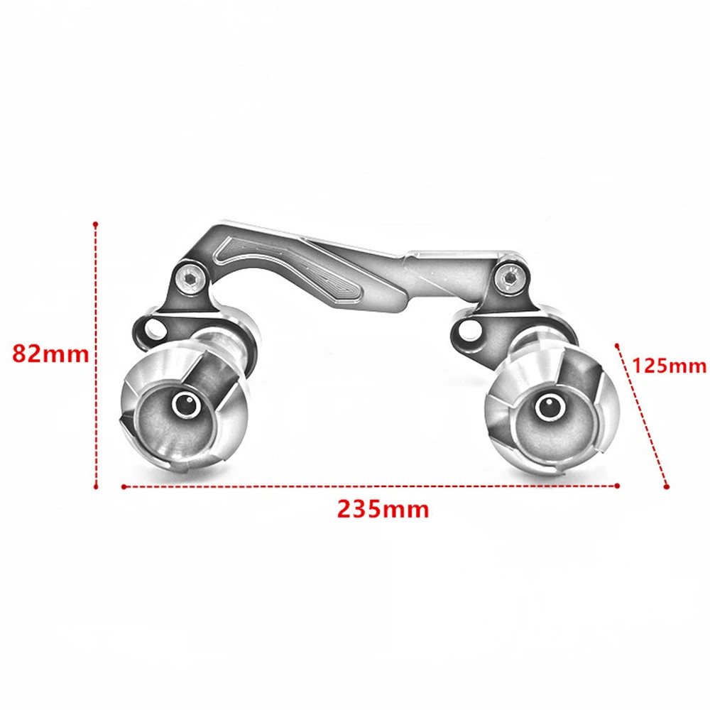 RiderJacky® For Honda PCX125 PCX150 2018-2021 Motorcycle PCX 125 155 Muffler Pipe Frame Falling Protector Exhaust Crash Sliders