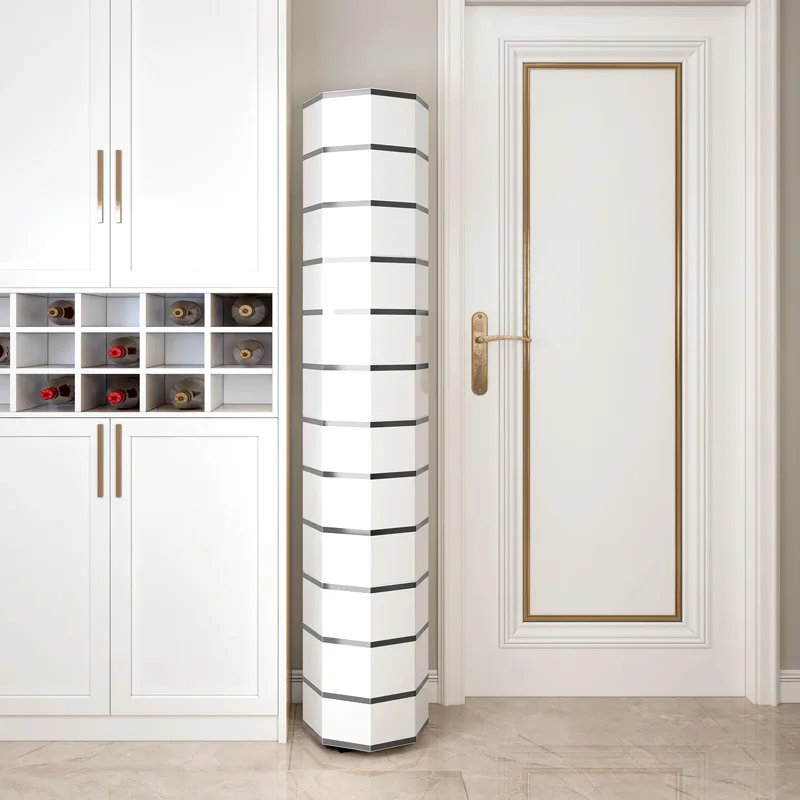 Creative Shoe Cabinet Saves Space, Rotary Cupboards, Furniture Living Room, Decorative Storage Cabinet, Hallway Floor, Shelves