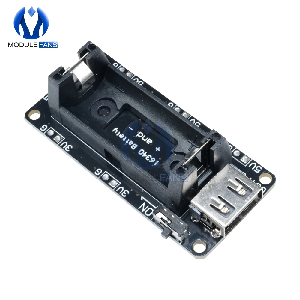 16340 Micro USB Power Bank Batterie Ladegerät Modul Dual Ausgang 3,3 V 5V Akku Halter Lithium-Batterie Lade bord – Detail 5