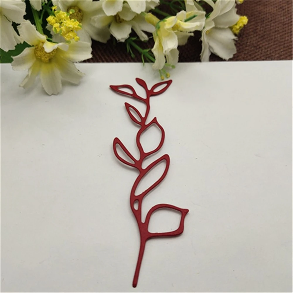 Leaf strip Lace Edge Metal Cutting die keychain shaker Heart Paper Key Chain Scrapbook Paper Craft Card Punch Art Knife Cutter