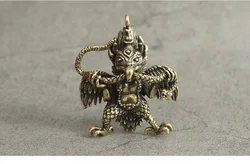 Vintage Brass GARUDA Pendant Fitting Keychain Pendant DIY Keychain ring Pendant Feng Shui ornament Miniature Accessories p3285