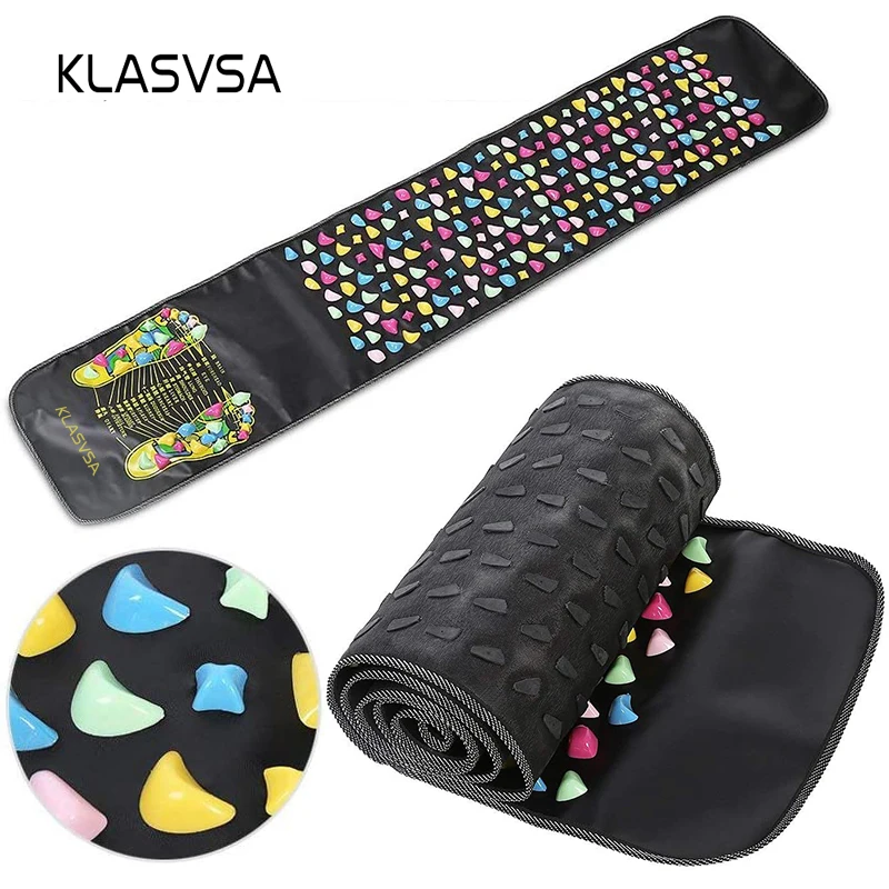 

KLASVSA Leg Foot Massage Pad Pain Relief Stone Massager Mat Walk Muscle Stimulator Health Mattress Home Relaxation Health Care