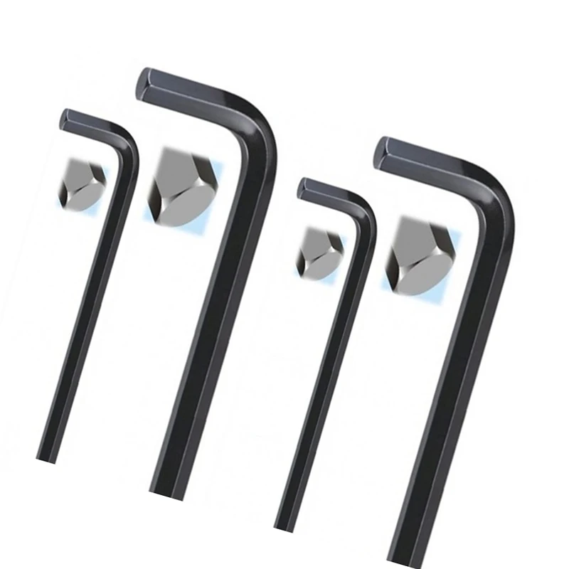 wholesales 1pcs Hex Key Wrench Metric Allen Nickel Plating Hexagon wrench/Wrench Screwdriver Tool Kit Hex Wrench