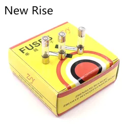 100Pcs 5x20mm Fast Quick Blow Glass Tube Fuse Assorted Kit Fast Blow Glass Fuses 1A 2A 3A 5A 6A 8A 10A 12A 15A 20A/250V 5*20 mm