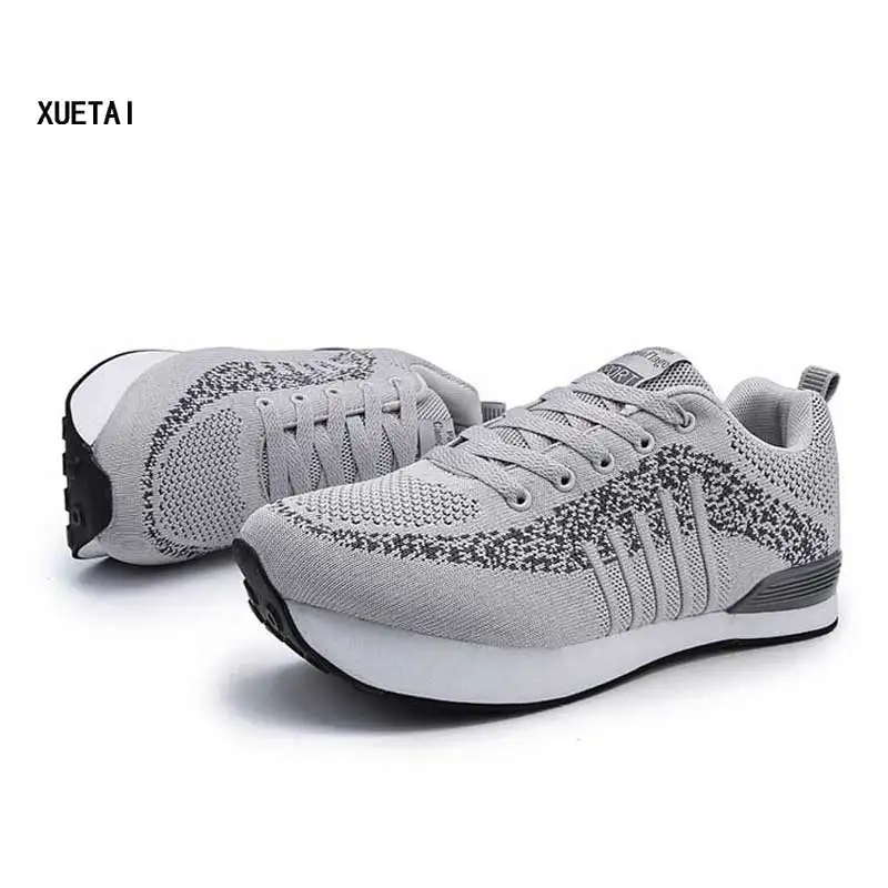 Men K Negative Heel Casual Shoes Women Orthopedic Upside Down Shoes Male Flying Sport Runing Shoe Footwear Dark Striped Sneakers