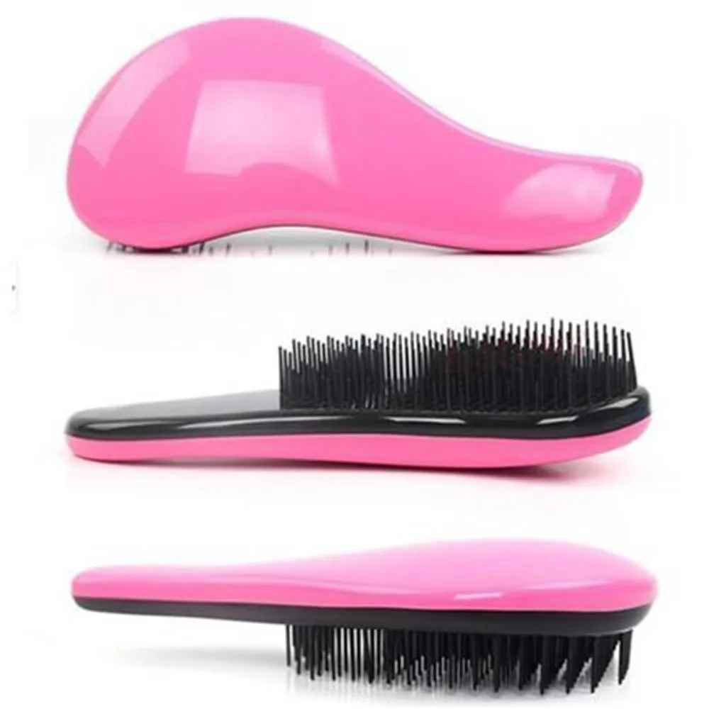 1PC Scalp Massage Hair Comb Magic Handle Anti Static Detangling Brush Portable Straight Curly Wet Hair brush Salon Styling Tools