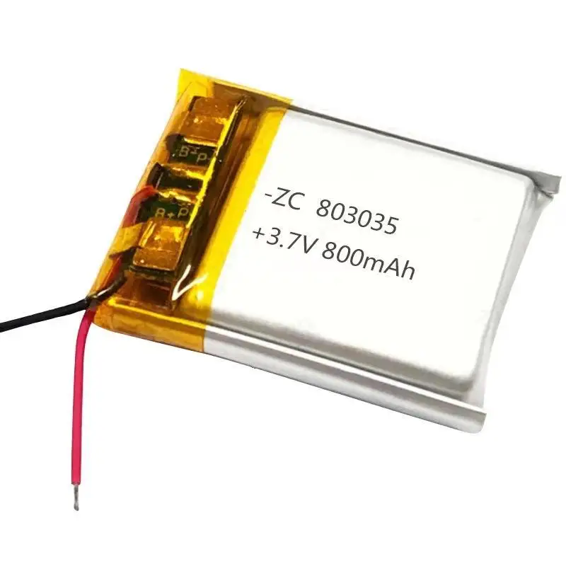 buy more will cheap 3.7V polymer lithium battery 803035-800mah MP4 digital electronic product navigator durable and long standby