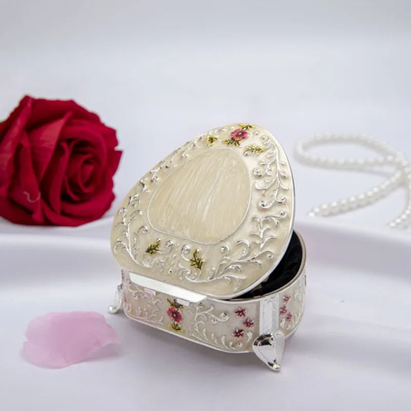 Classic Love Heart  Jewelry Trinket Box Gift for Birthday Thanksgiving Valentine's Day Christmas Mother's Day