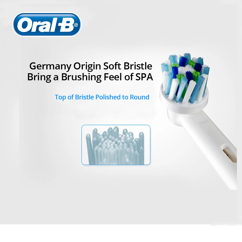 Authentic Oral B Replacement Brush Head EB50 EB20 Refill Teeth White Brush Rotation Clean Teeth 4 pieces/pack