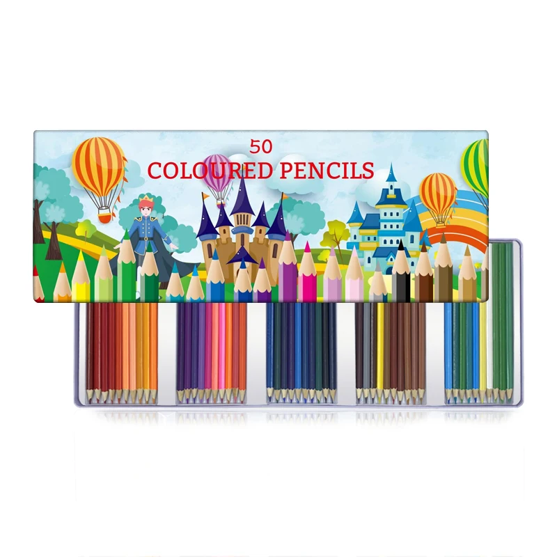 

Oily color lead 24/36 color pencil student hand-painted sketch sketch set school pencil iron box stationery art supplies