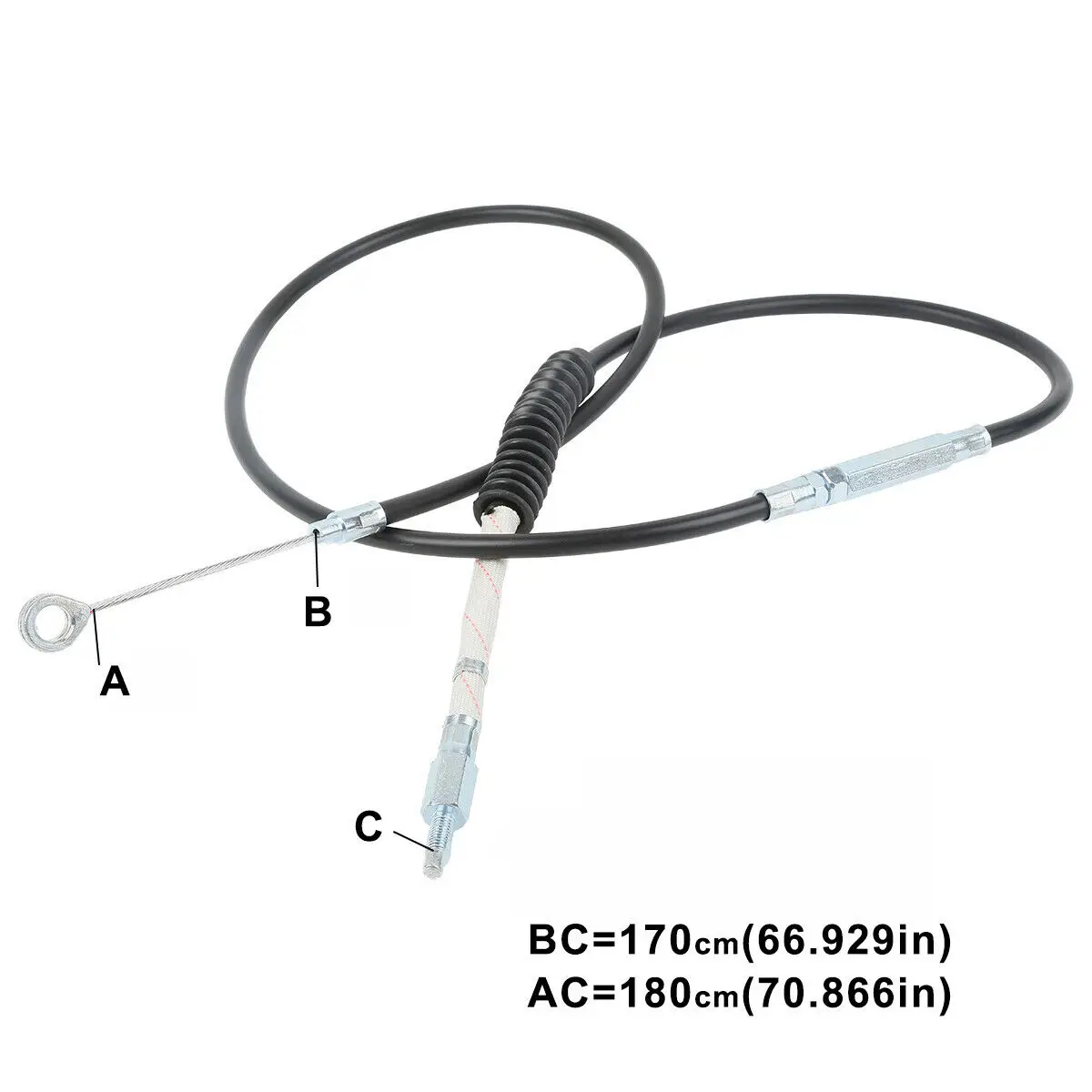 

Motorcycle 170cm 190cm 220cm Clutch Cable For Harley Road King Tri Glide Electra Glide 2009-2013 2012