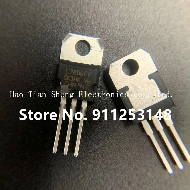 Wholesaler 100pcs/lot L7806CV-DG TO-220 Positive voltage regulators Original