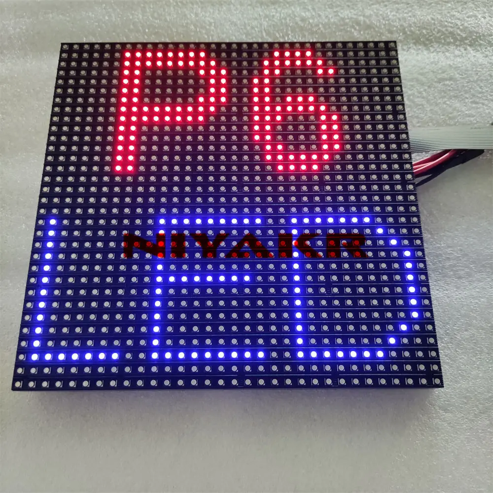 

Led Matrix 32X32 Led Display Module P4 P5 P6 P7.62 Indoor Smd Rgb Full Color Video Led Display Module Smd