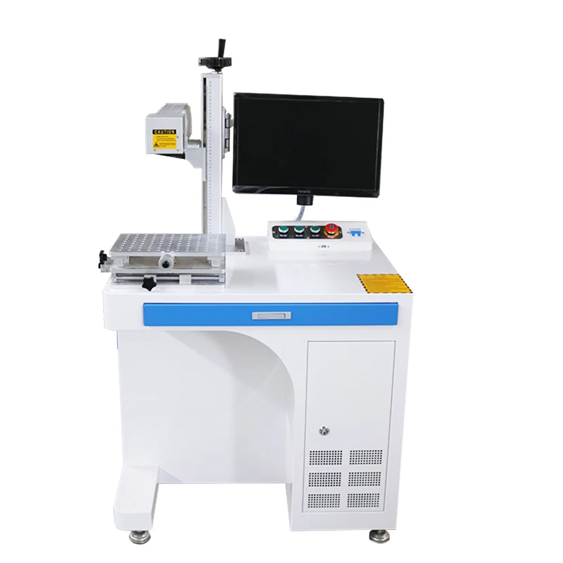 

Raycus 50W Fiber Laser Marking Machine 20W 30W 60W Stainless Steel Engraver Marker with Rotary Axis Metal