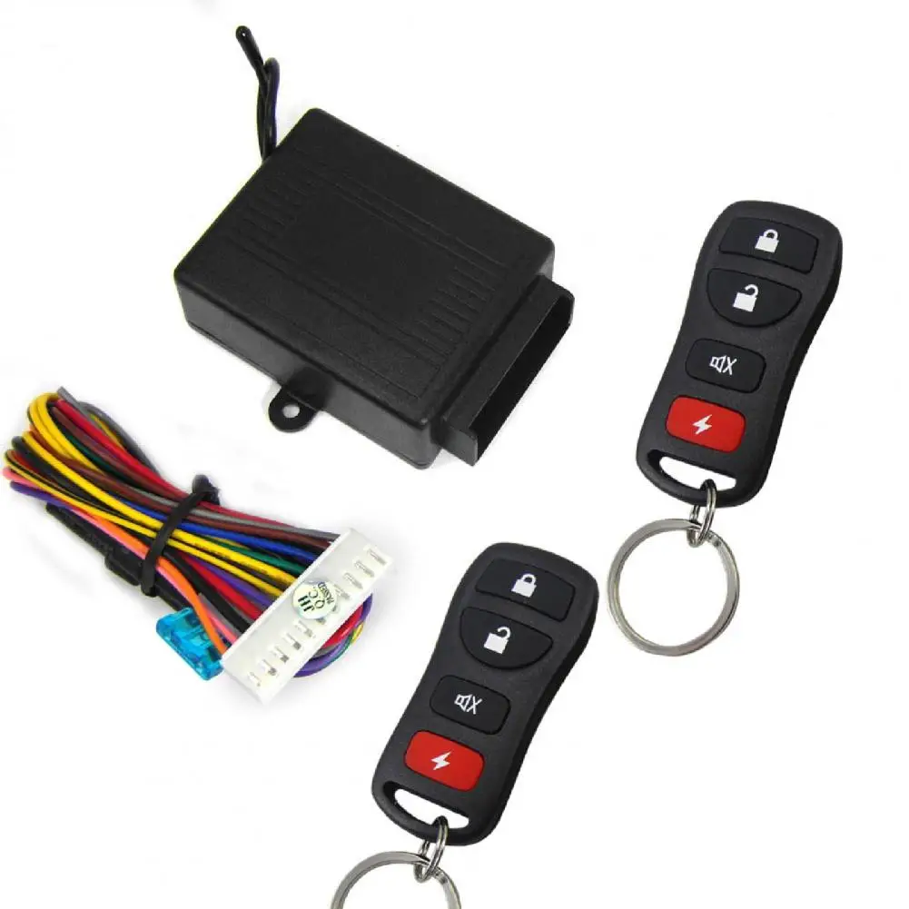 1 Set M602-8170 Auto Remote Central Kit Keyless Universal Plastic Anti-theft Auto Central Locking Kit for Car