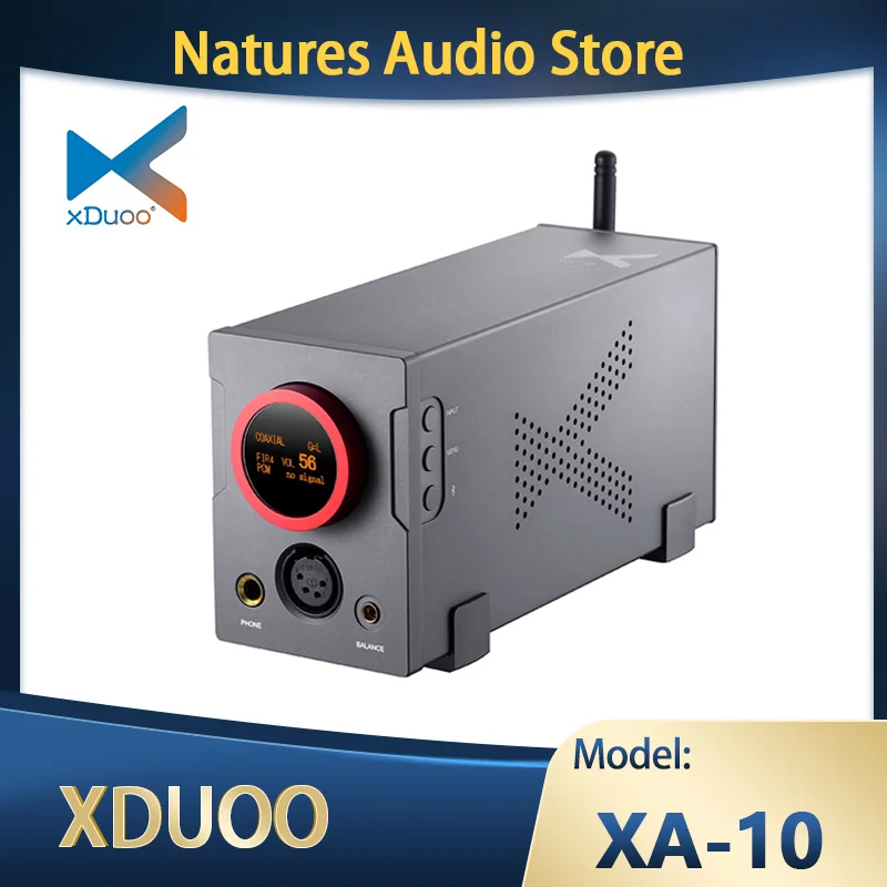 

XDUOO XA-10 XA10 MQA Decoder Amp Dual AK4493EQ Full Decoding Bluetooth Balanced DAC Class A Headphone Amplifier LDAC APTX HD