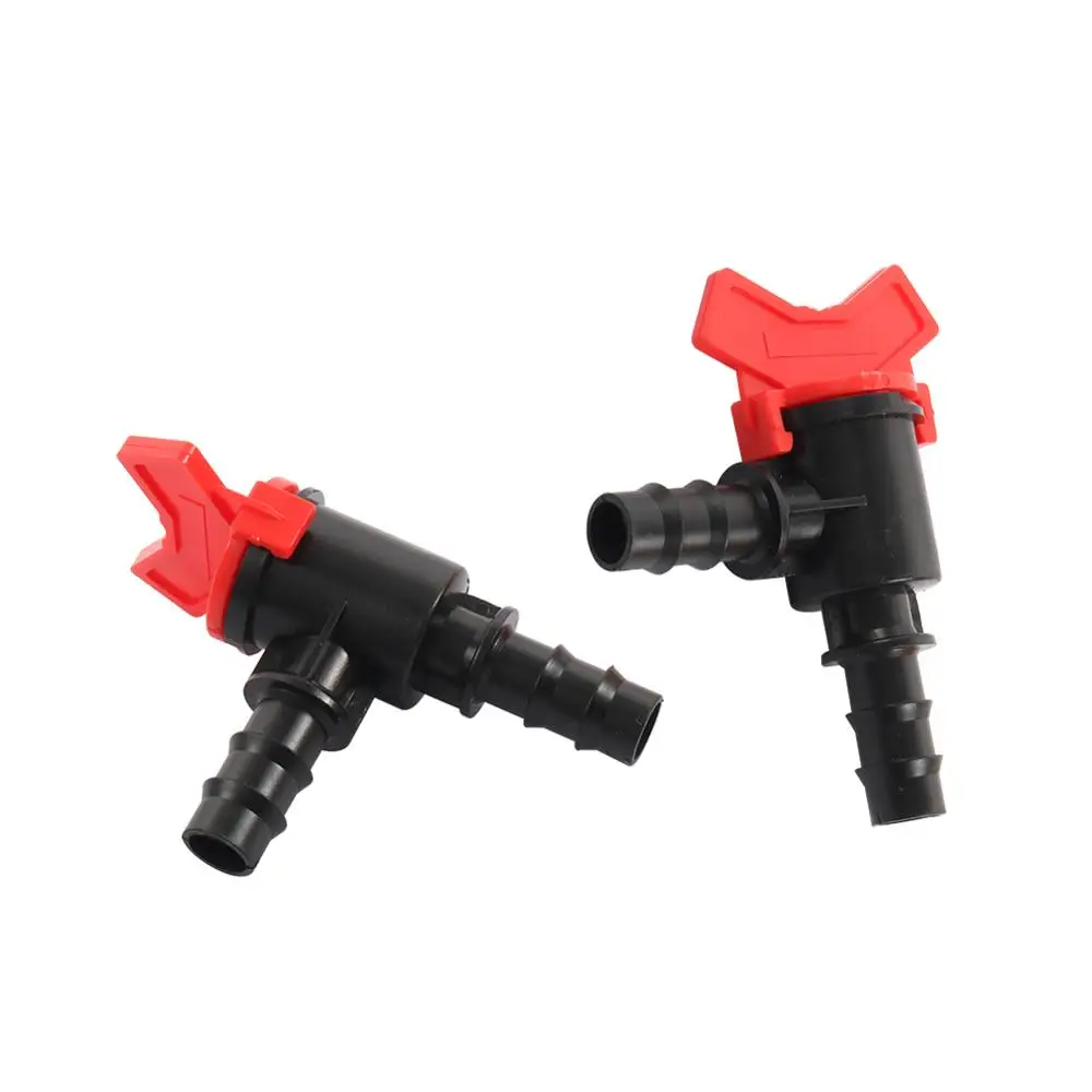 

90 Degree Dn16 2-Way Control Valve Greenhouse Drip Irrigation Watering Gardening Pe Pipe Switch Waterstop Connector 2pcs