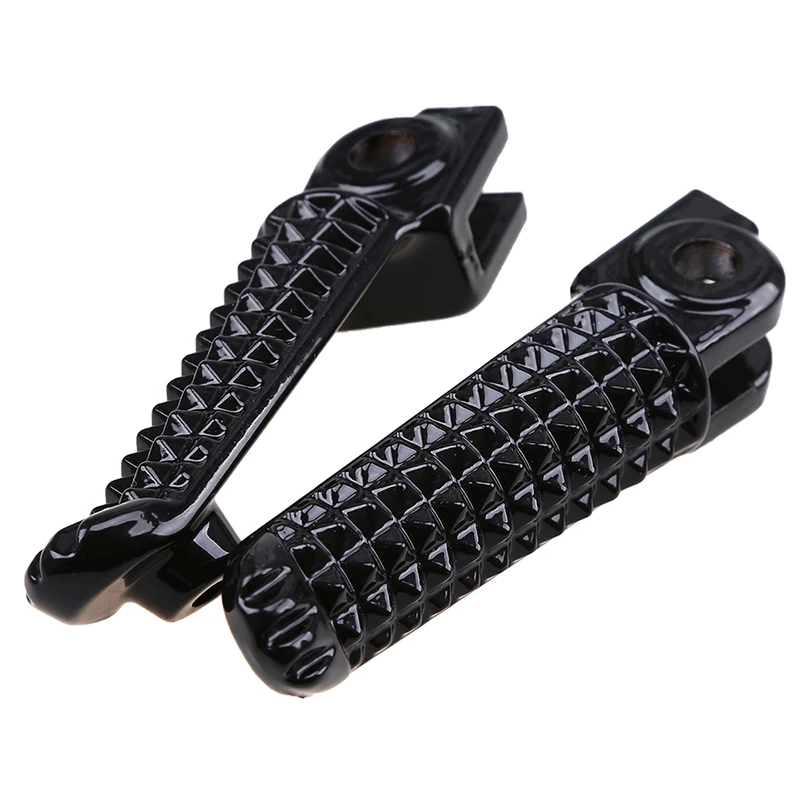 POSSBAY Black CNC Aluminum Foot Pegs Motorcycle Front Footrest Pedals Motorcycle Rear Foot Pegs for Yamaha fz1 Footrest Pedal