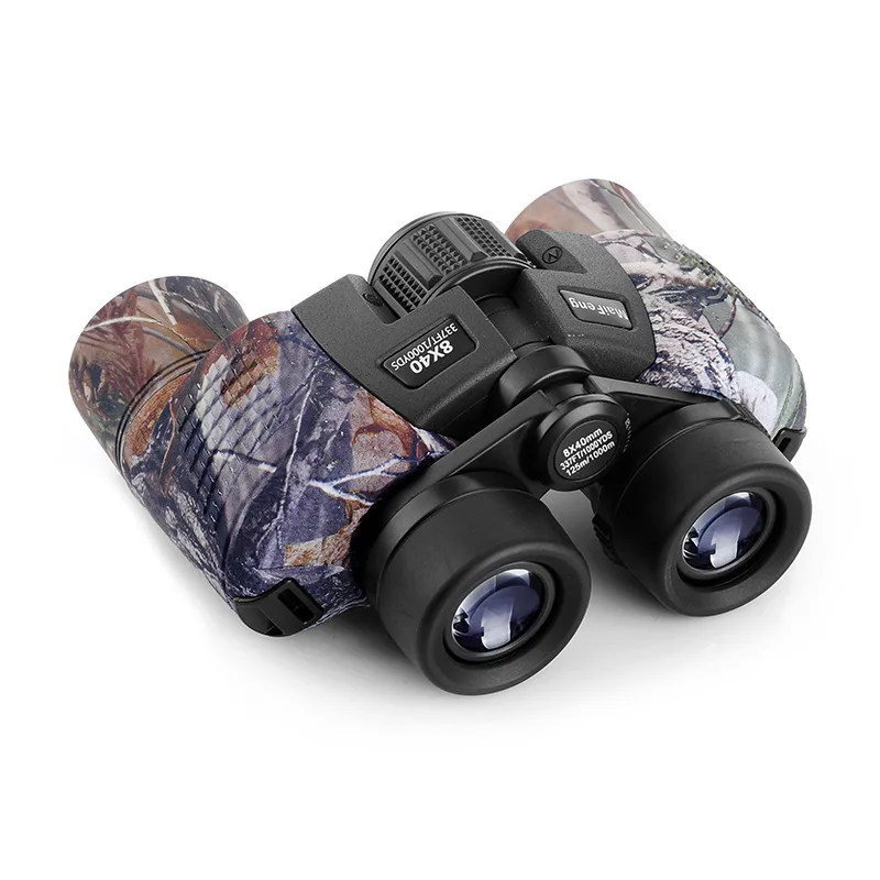 8x40 Telescope High Power HD Low Light Night Vision Binoculars for Hunting Outdoor Paul Large Caliber Camouflage Camping