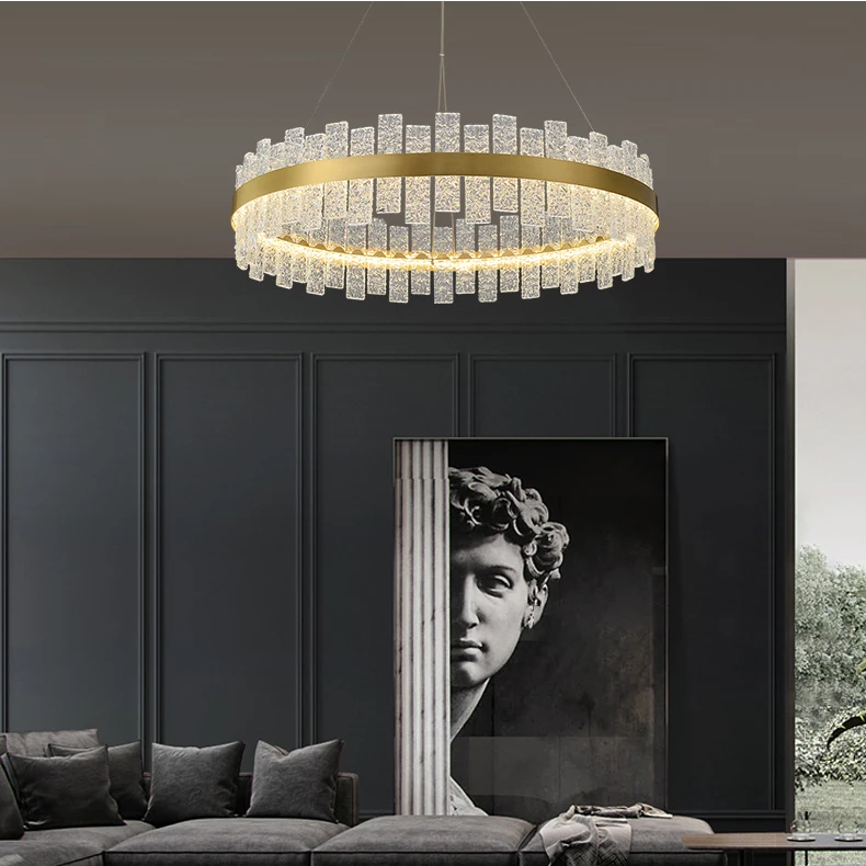 Imagem -06 - Artístico Dimmable Led Chandelier Designer Iluminação Candeeiros Suspensos Suspensão Luminária Prata Ouro Lustre Sala de Jantar