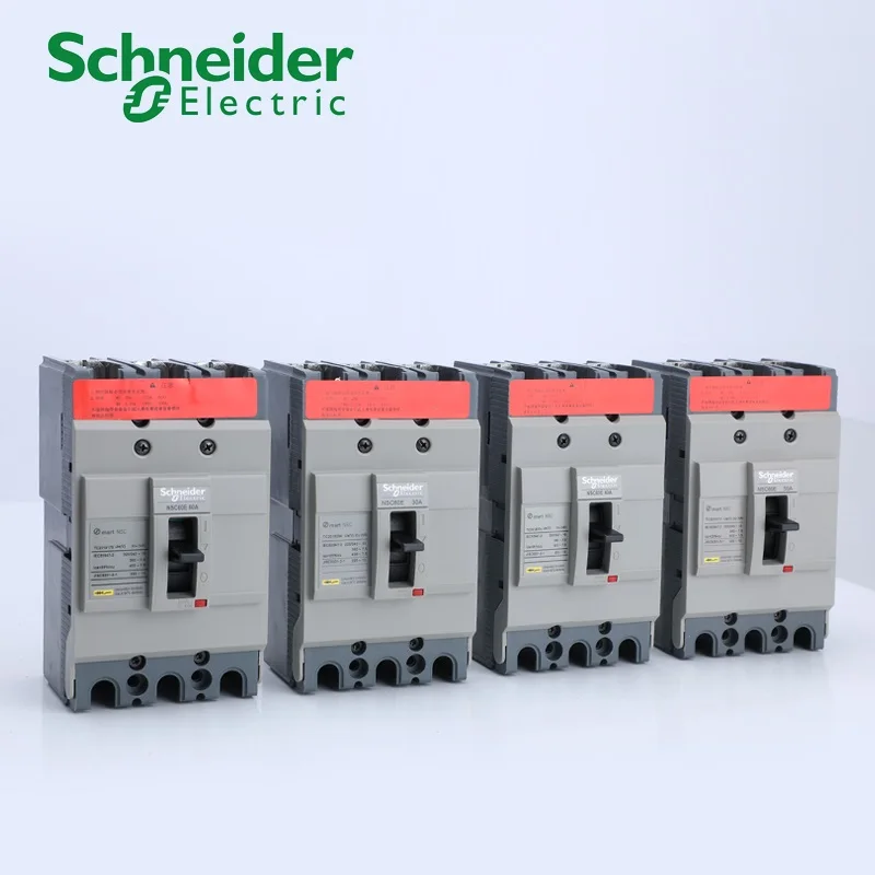 

Новые и оригинальные автоматические выключатели Schneider electric Литой чехол переключатель MCCB NSC60E 3P 4P 15A 20A 25A 30A 40A 50A 60A 100%