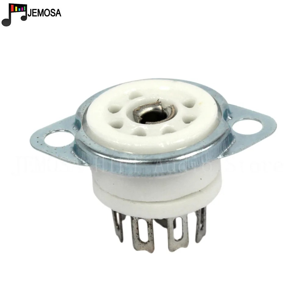 10PCS B7G 7Pin Tube Socket For EC92 6H2 EZZ91 6X4 EZ90 6Z4 EF95 6AU6 6J4 6AQ5 EF94 6J2 6J1 6C4 Vacuum Tube Chassis Mount