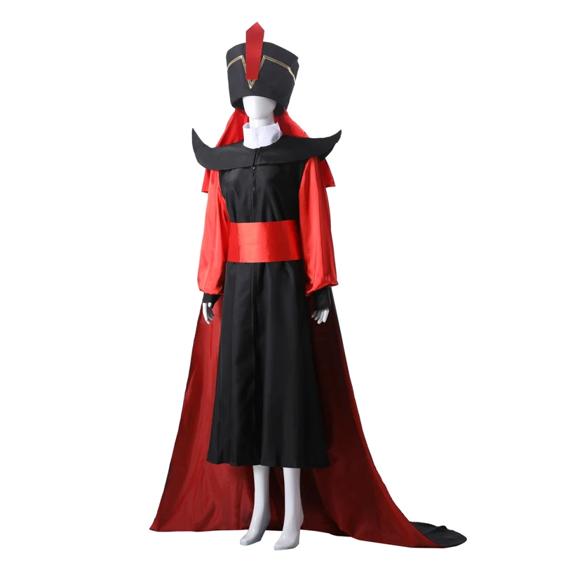 

Customize Made Full Set Adult Men's Jafar Villain Costume Outfit Cosplay Costume For Halloween Party