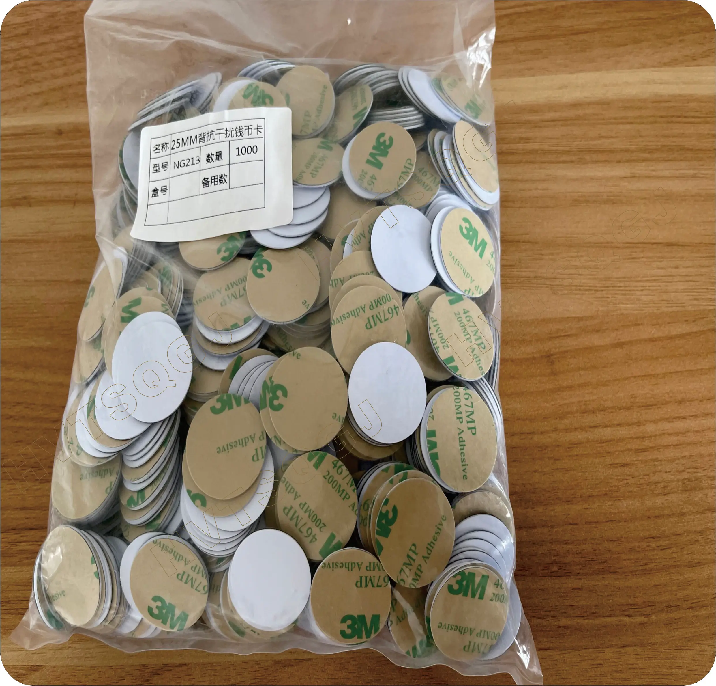 13.56Mhz 213 Nfc Card Nfc Tags Pvc Token Met Sticker Rfid Anti-Metal 13.56mhz Ronde Tags Nfc Sticker