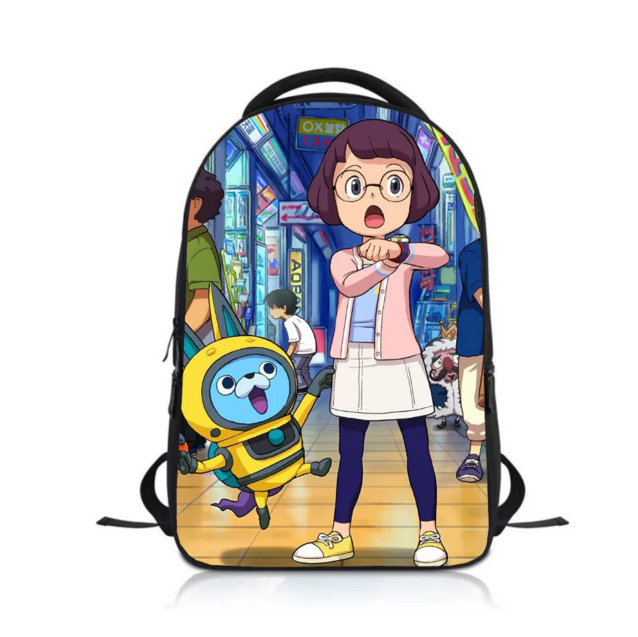 Anime Yo-kai Uhr Studenten Rucksack Schule Tasche Kinder Cartoon Rucksack Jungen Mädchen Rucksack Bookbag Kinder Satchel