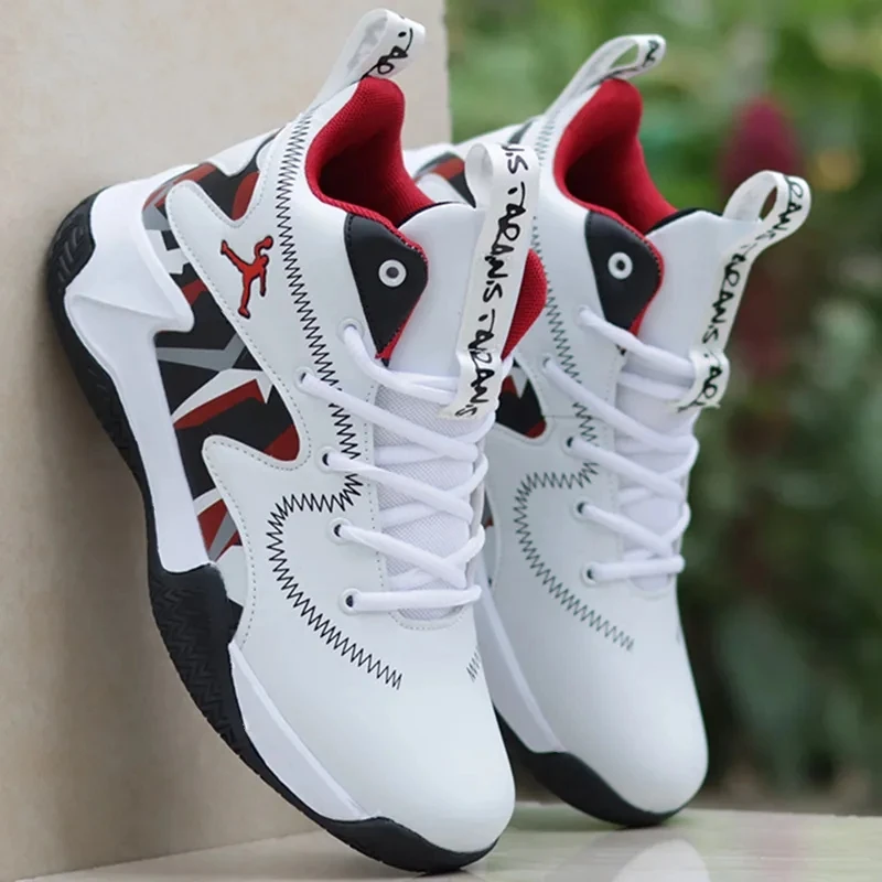 2022 Basketball Shoes for Men Cushioning Basketball Sneakers Men\'s High-top Outdoor Sport Sneakers Breathable Athletic Shoes
