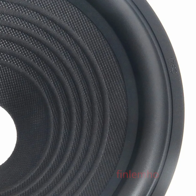 1PC Speaker Woofer Paper Cone 8 Inch 10 Inch Rubber Surround With Dust Cap Repair Kit For Home Theater Studio DIY System