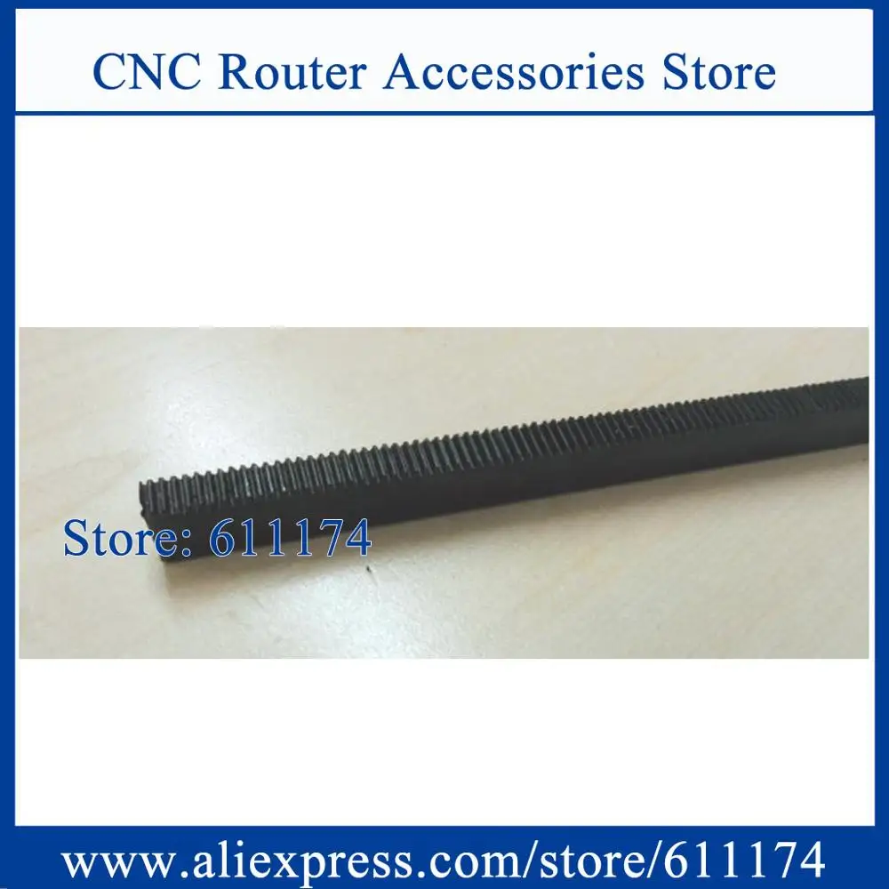 CNC Straight rack pinion and gear, module 0.5 size 8*8 6*12 4*8 L-1000mm rack and gear