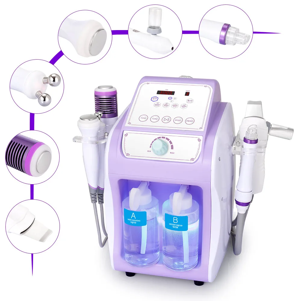 

Peneelily Hydro Ultrasonic Blackhead Removal Skin Scrubber Facial Clean Machine