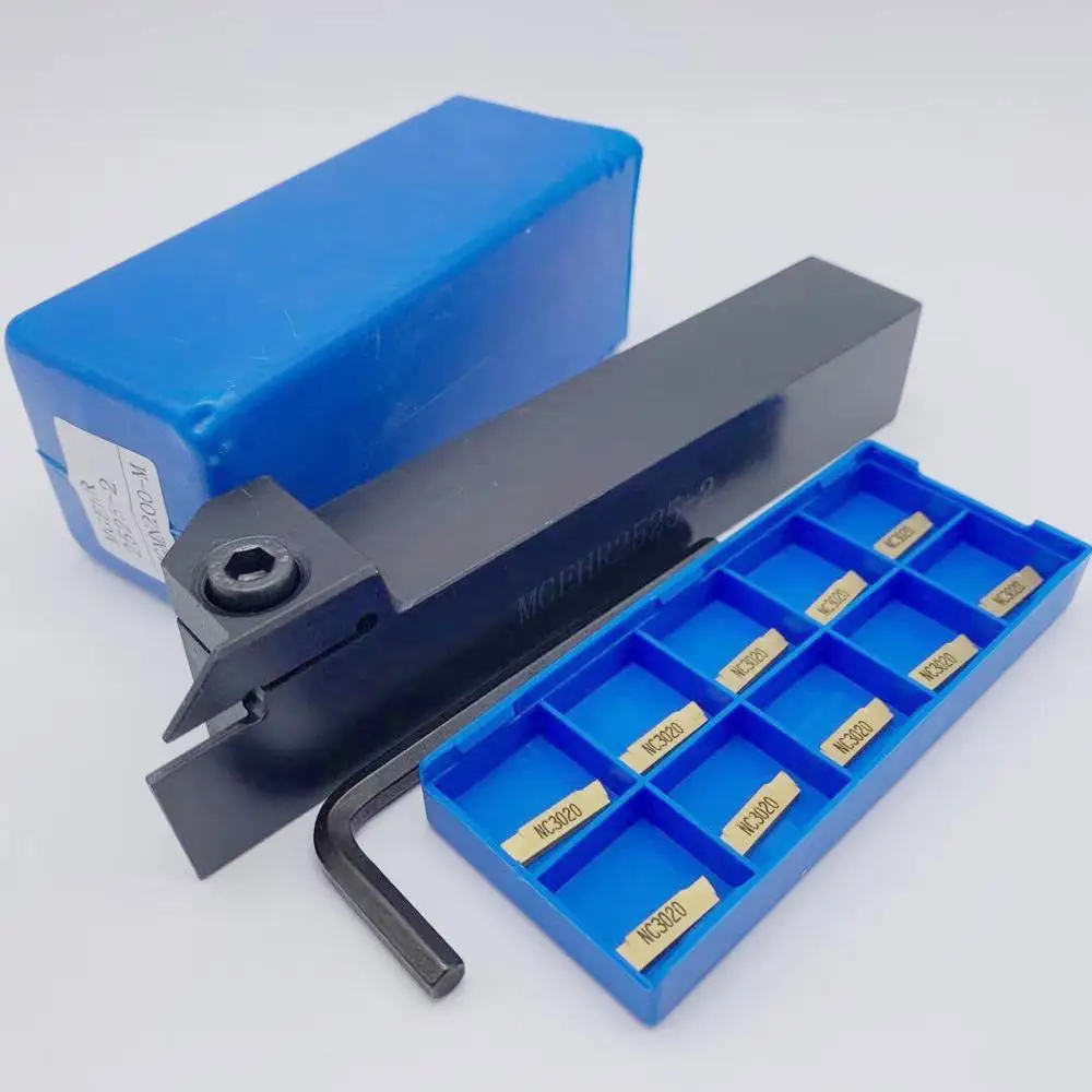 Cortador de Torno Cnc com Inserção Grooving Mgehr25251.5 Mgehr25252 Mgehr25253 Mgehr Mais Mgmn150 Mgmn200 Mgmn300