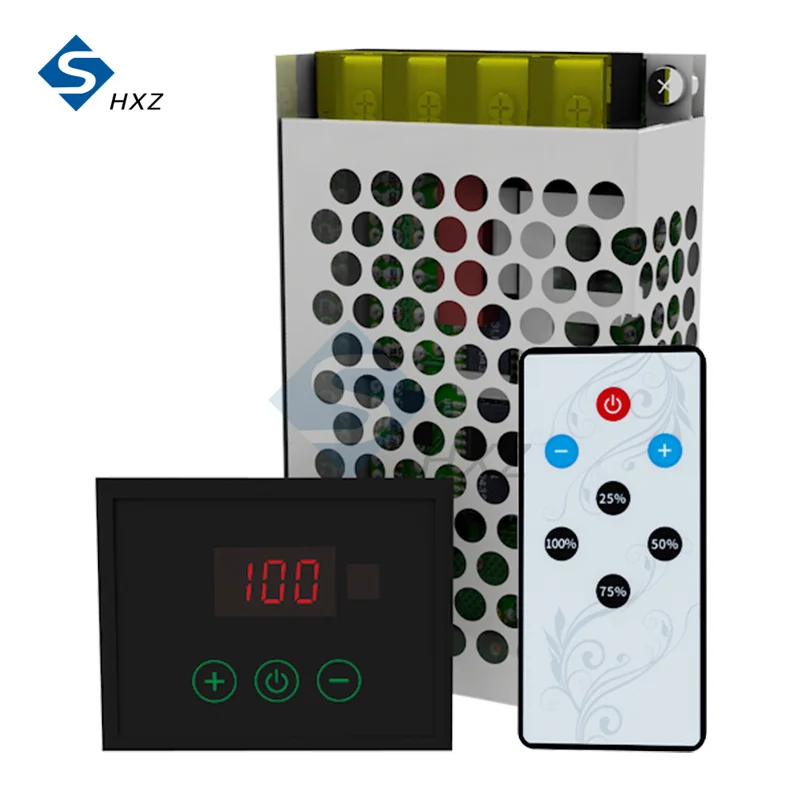 

AC220V 4KW Intelligent Digital Display SCR Voltage Regulator with Isolated Power Supply + Buzzer + Infrared Remote Control