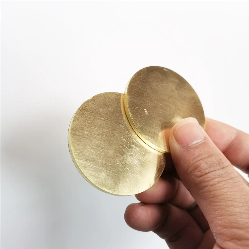 

diameter 50x3mm circular round H62 Brass plate 3mm thickness copper plate custom made CNC metalworking