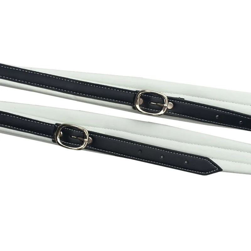 1 Pair 96 120 Bass Accordion Replacement Shoulder Strap Belt Adjustable Synthetic Leather Belt Black