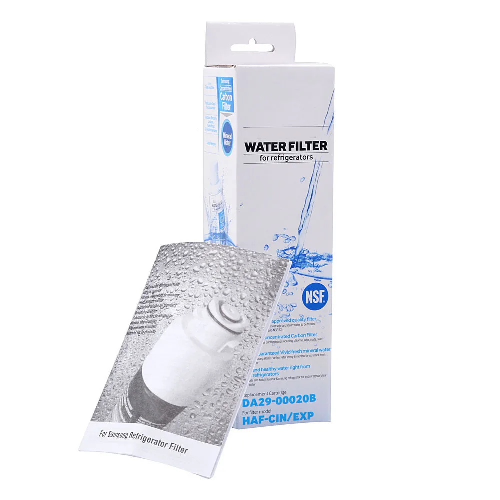 Vendita calda! Frigorifero Filtro Acqua Per Samsung Da29-00020b Aqua-puro Più di Carbone Attivo Filtro Dell'acqua di ricambio 2 Pz/lotto