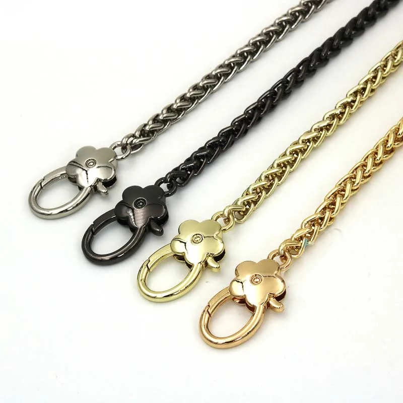 

100/110/120cm Metal Chain DIY Replacement Shoulder Bag Strap Chain Gold Obag Handles Handbag Purse Bag Accessories wholesale