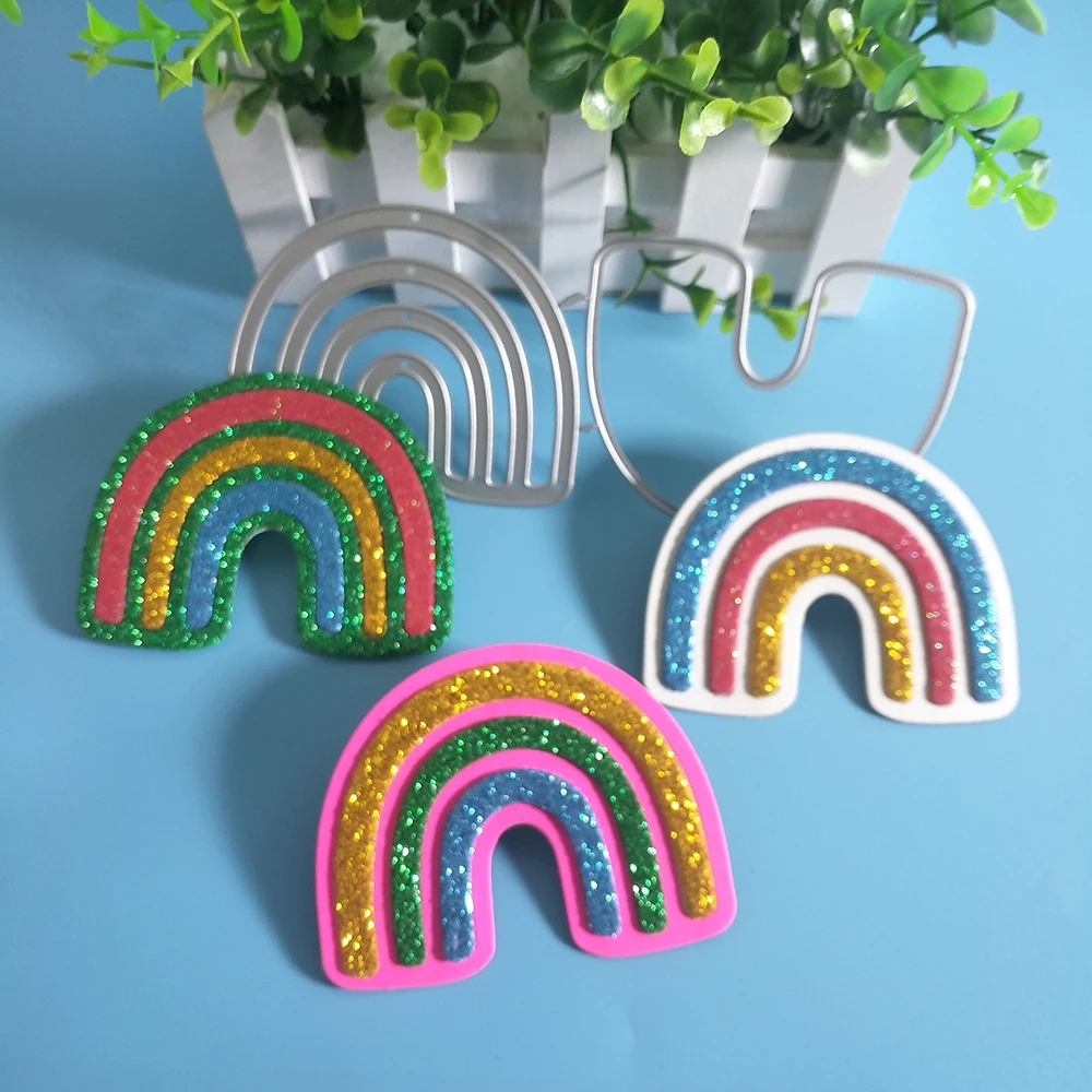 

New Rainbows metal cutting die mould scrapbook decoration embossed photo album decoration card making DIY handicrafts